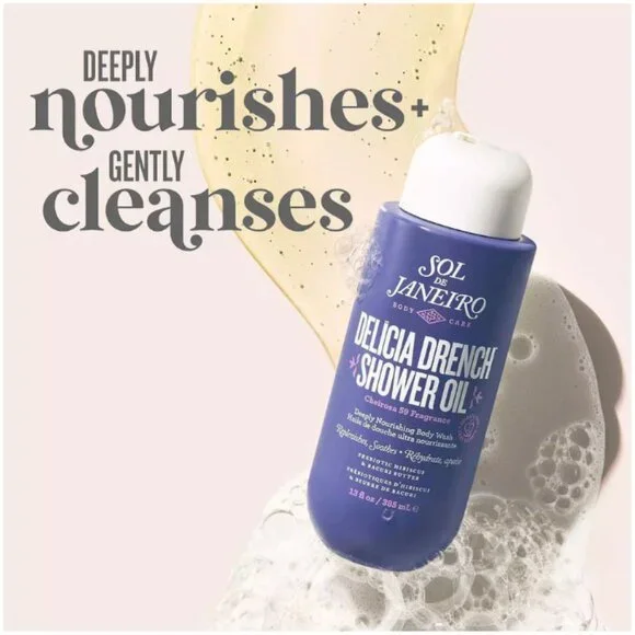 Sol de Janeiro Delicia Drench Shower Oil 13 oz - Picture 2 of 7